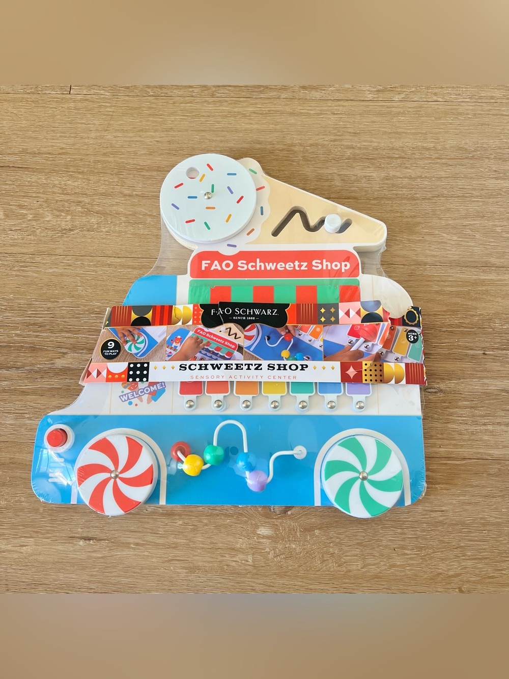 NWT FAO Schwarz Sensory Board Toy*